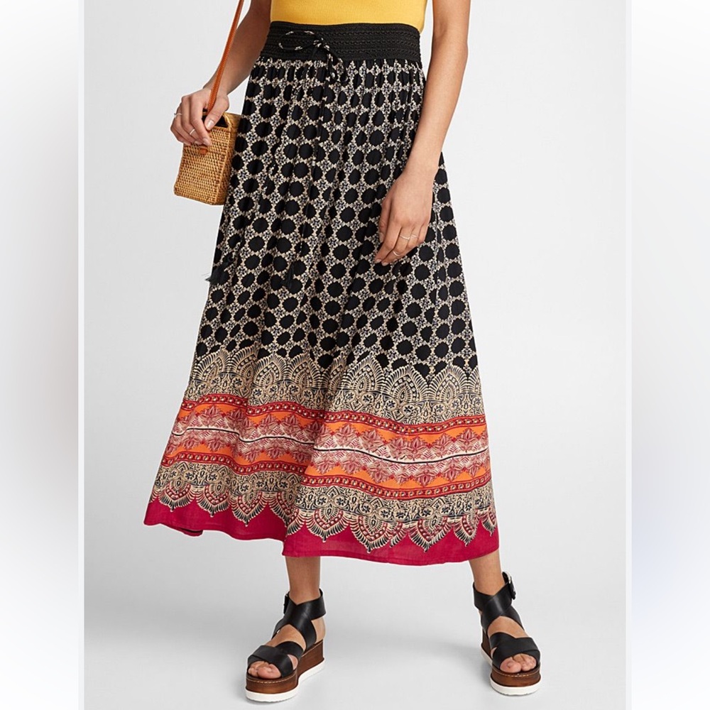 Angie BOHO MAXI skirt size small